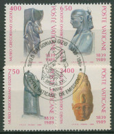 Vatikan 1989 Ägyptisches Museum 969/72 Blockeinzelmarken Gestempelt - Oblitérés