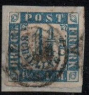 ALTDEUTSCHLAND , SCHLESWIG-HOLSTEIN, 1864, MI 7, 1 1/4 SCHILLING, WERTANGABE IM VIERECK, GESTEMPELT,OBLITERE - Schleswig-Holstein