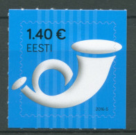 Estland 2016 Freimarke Posthorn 850 I Postfrisch - Estonia