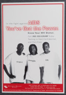 Carte Postale - In The Fight Against AIDS, You've Got The Power (HIV) Whitman-Walker Clinic (campagne Anti Sida) - Santé