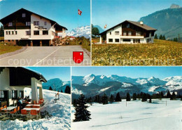 13361381 Illgau Gasthaus Restaurant Oberberg Winterlandschaft Alpenpanorama Illg - Sonstige & Ohne Zuordnung