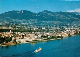 13361344 Vevey VD Lac Leman Et Les Montagnes Vue Aérienne Vevey VD - Autres & Non Classés