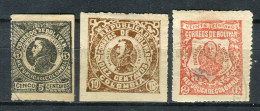 Colombia Departamento De Bolivar 1903. Yvert 67-69. - Colombia