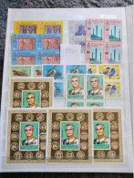 Iran Shah Pahlavi Shah تمام تمبرهای بلوک سال ۱۳۵۰ Commemorative Stamps Issued In Year 1350 (21/3/1971-20/3/1972) - Iran