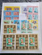 Iran Shah Pahlavi Shah تمام تمبرهای بلوک سال ۱۳۵۰ Commemorative Stamps Issued In Year 1350 (21/3/1971-20/3/1972) - Irán