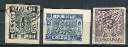 Colombia Departamento De Bolivar 1904. Yvert 70-72. - Colombie