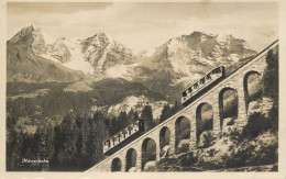 Postcard Switzerland Murrenbahn Train - Autres & Non Classés