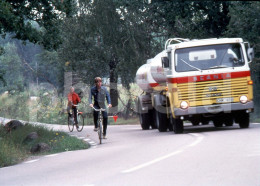 C 1980 SCANIA 80 SUPER SHELL TANKER TRUCK SWEDEN SVERIG 35mm  DIAPOSITIVE SLIDE Not PHOTO No FOTO NB4089 - Diapositives (slides)