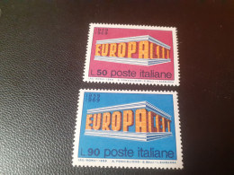 TIMBRES   ITALIE  ANNEE 1969   N  1034 / 1035   COTE  1,00  EUROS   NEUFS  LUXE** - 1961-70:  Nuovi