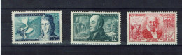 FRANCE 1955 Y&T N° 1012 - 1014 - 1017 NEUF** (0504) - Nuovi