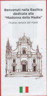 ITALIA - MATERA - Basilica Della Madonna Della Madia - Volantino Pieghevole Informativo - Werbung