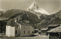 Postcard Switzerland Zermatt Winkelmatten Und Matterhorn - Otros & Sin Clasificación