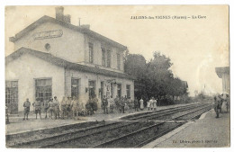 CPA 51 JALONS-les-VIGNES La Gare - Autres & Non Classés