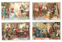 S 856, Liebig 6 Cards, La Vie De Mozart (one Card Has Small Damage ) (ref B22) - Liebig