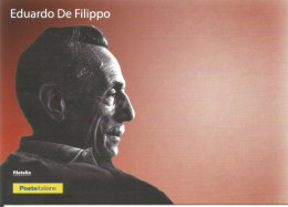 (VARIOUS) EDUARDO DE FILIPPO, ECCELLENZE ITALIANE DELLO SPETTACOLO - Cartolina Filatelica Nuova - Artistes