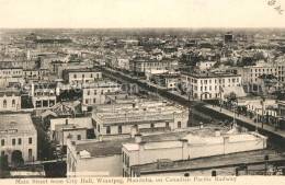 13316277 Winnipeg Main Street From City Hall On Pacific Railway Winnipeg - Zonder Classificatie