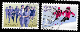 1983 Sport  Michel IS 603 - 604 Stamp Number IS 578 - 579 Yvert Et Tellier IS 556 - 557 Used - Usados