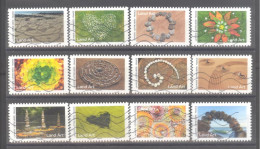 France Autoadhésifs Oblitérés (Série Complète : Land Art) (lignes Ondulées) - Used Stamps