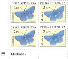 ** 1093 Czech Republic Blue Butterfly 2020 - Unused Stamps