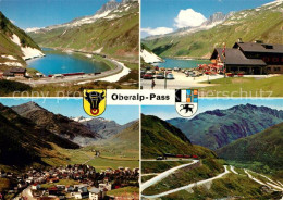 13315943 Andermatt Oberalp Passhoehe Hotel Piz Calmot Bergsee Serpentine Buendne - Autres & Non Classés