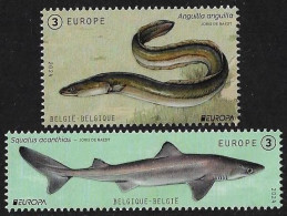 BÉLGICA /BELGIUM /BELGIQUE /BELGIEN /BELGIË - EUROPA 2024 -"UNDERWATER FLORA And FAUNA".- TWO STAMPS From SOUVENIR SHEET - 2024