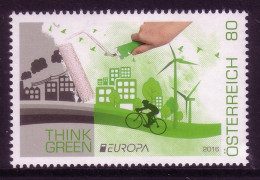 ÖSTERREICH MI-NR. 3268 POSTFRISCH(MINT) EUROPA 2016 UMWELTBEWUSST LEBEN FAHRRAD FAHREN - 2016