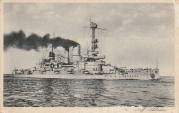 AK Linienschiff Schlesien - Ca. 1915  (68949) - Guerra