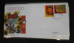 China Volksrepublik 4049-4052 Auf Brief Als FDC #BC413 - Autres & Non Classés