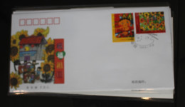 China Volksrepublik 4049-4052 Auf Brief Als FDC #BC413 - Other & Unclassified