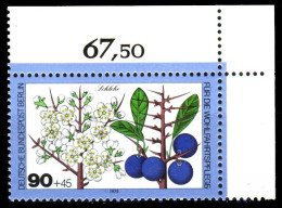 BERLIN 1979 Nr 610 Postfrisch ECKE-ORE X1D5C36 - Unused Stamps