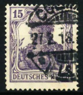 D-REICH GERMANIA Nr 101a Gestempelt X687222 - Used Stamps