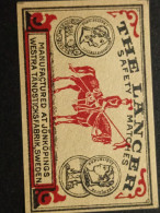 Manufactured Sweden - Matchbox Labels