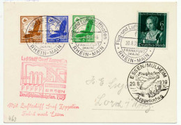 DEUTSCHE ZEPPELINPOST Nr 463 BRIEF MIF X71C80E - Airmail & Zeppelin