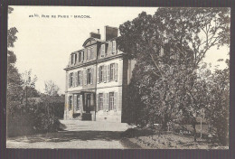 Macon, Rue De Paris (chateau ?) Carte Inédite (A17p11) - Macon