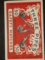 Manufactured Sweden - Matchbox Labels