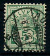 SCHWEIZ ZIFFERNMUSTER Nr 53Ya Gestempelt X74696A - Used Stamps