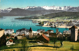 13308383 Luzern LU Panorama Vierwaldstaettersee Alpen Luzern LU - Autres & Non Classés