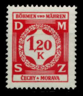 BÖHMEN MÄHREN DIENST Nr 7 Postfrisch S359366 - Unused Stamps