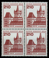 BERLIN DS BURGEN U. SCHLÖSSER Nr 589 Postfrisch VIERERB S390C3A - Unused Stamps