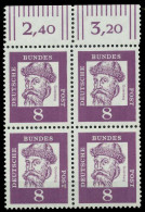 BRD DS BED DEUT Nr 349x Postfrisch VIERERBLOCK ORA X7E84FE - Unused Stamps