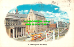 R522336 Manchester. St. Peter Square. Photo Precision Limited. Colourmaster Inte - Monde