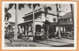 Central Station Panama Old Real Photo Postcard - Panamá
