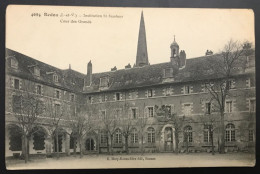 CPA REDON 35 Institution St Sauveur, Cour Des Grands - Redon