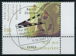 BRD 2001 Nr 2220A ESST Zentrisch Gestempelt ECKE-URE X84D00E - Gebruikt