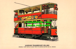 R522353 London Transport No. 290. Originally West Ham. No. 102. Built 1910. By U - Autres & Non Classés