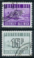 GUERNSEY PORTOMARKEN Nr 16-17 Gestempelt X871452 - Guernsey