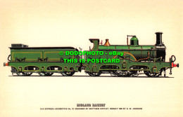 R522163 Midland Railway. 2 2 2. Express Locomotive No. 33. Designed By Matthew K - Monde