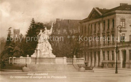 13306884 Neuchatel NE Monument Et College De La Promenade Neuchatel NE - Andere & Zonder Classificatie