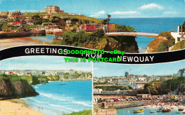 R522373 Greetings From Newquay. D. Constance. Multi View. 1973 - Welt