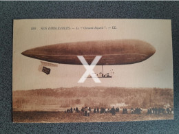 NOS DIRIGEABLES LE CLEMONT BYARD OLD B/W POSTCARD AIRSHIP FRANCE  LL LEVY - Dirigibili